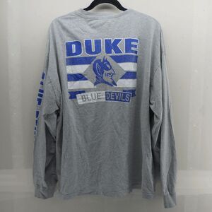 VTG Duke Blue Devils 90s Y2K Long Sleeve T-shirt Sz 2XL University Sleeve Hit